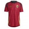Herren Fußballbekleidung Belgien Heimtrikot EM 2024 Kurzarm